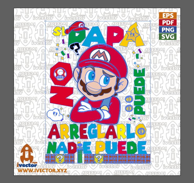 PAPA-PUEDE-ARREGLARLO-SUPER-MARIO-BROS-BRAZOS-CRUZADO_-P1-1 PAPÁ PUEDE ARREGLARLO SUPER MARIO BROS BRAZOS CRUZADO