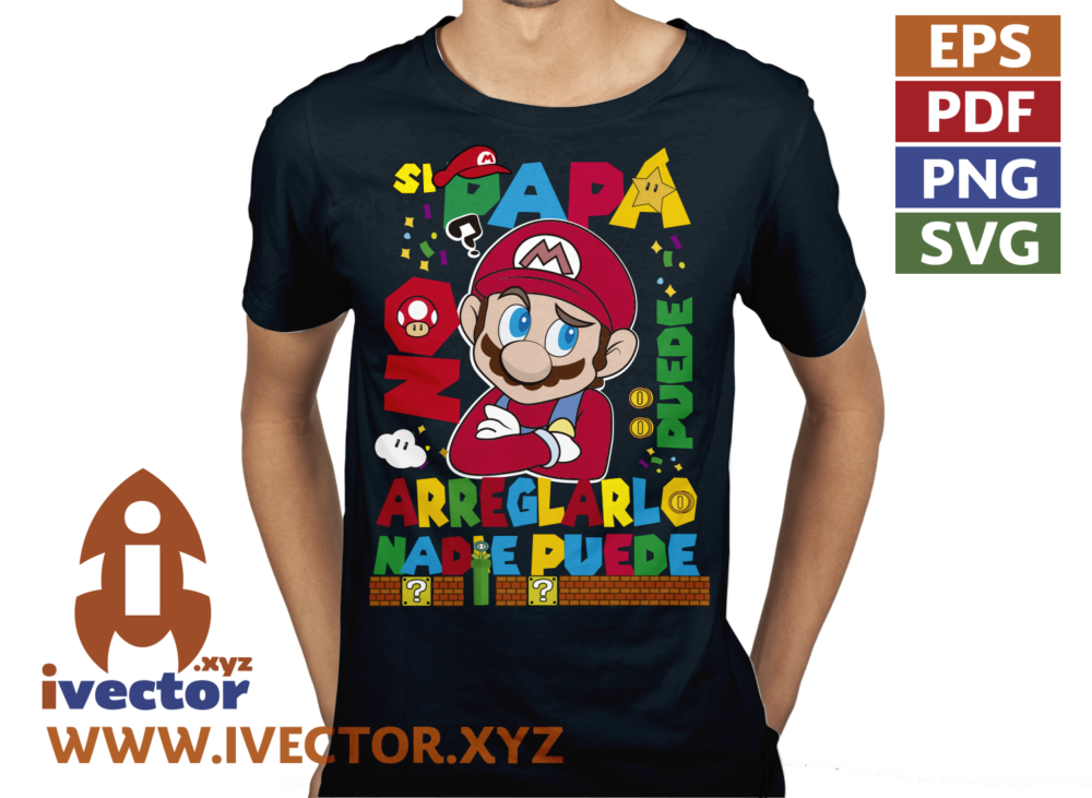 PAPA-PUEDE-ARREGLARLO-SUPER-MARIO-BROS-BRAZOS-CRUZADO_-P2 PAPÁ PUEDE ARREGLARLO SUPER MARIO BROS BRAZOS CRUZADO
