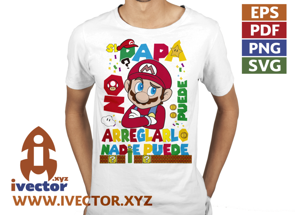 PAPA-PUEDE-ARREGLARLO-SUPER-MARIO-BROS-BRAZOS-CRUZADO_-P3 PAPÁ PUEDE ARREGLARLO SUPER MARIO BROS BRAZOS CRUZADO