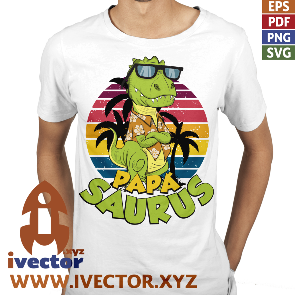 PAPA-SAURUS-DIA-DEL-PADRE-POSE-VECTOR-EDITABLE_P3 PAPÁ SAURUS DIA DEL PADRE POSE VECTOR EDITABLE