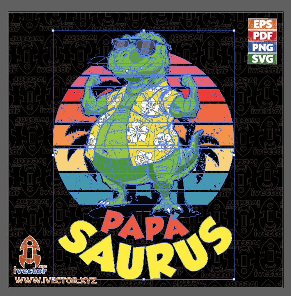 PAPA-SAURUS-DIA-DEL-PADRE-VECTOR-EDITABLE_Mesa-de-trabajo-2 PAPASAURUS DIA DEL PADRE VECTOR EDITABLE