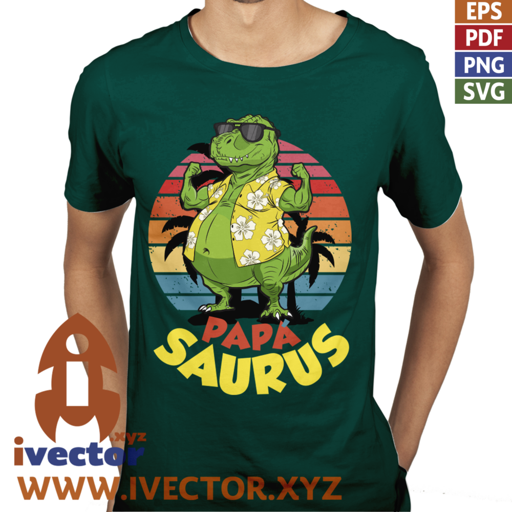 PAPA-SAURUS-DIA-DEL-PADRE-VECTOR-EDITABLE_P1 PAPASAURUS DIA DEL PADRE VECTOR EDITABLE