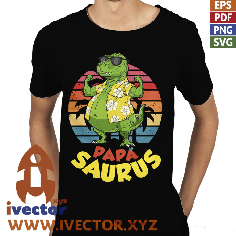 PAPA-SAURUS-DIA-DEL-PADRE-VECTOR-EDITABLE_P2 PAPASAURUS DIA DEL PADRE VECTOR EDITABLE