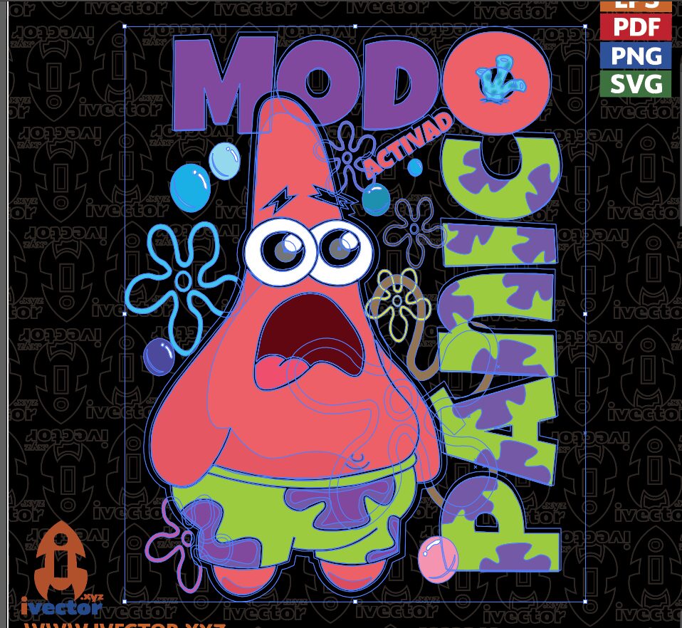 PATRICIO-MODO-PANICO-ACTIVADO-VECTOR2 PATRICIO MODO PANICO ACTIVADO
