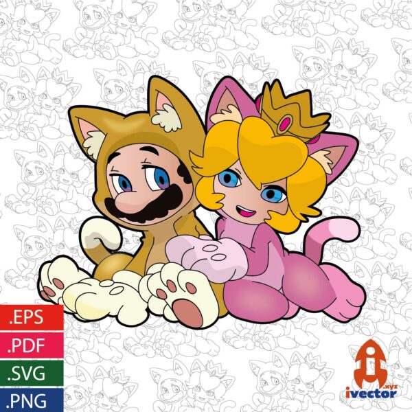PEACH-AND-MARIO-BROS-DISFRAZ-EPS-PDF-EDITABLE_Mesa-de-trabajo-1-600x600 Vectores completamente editables