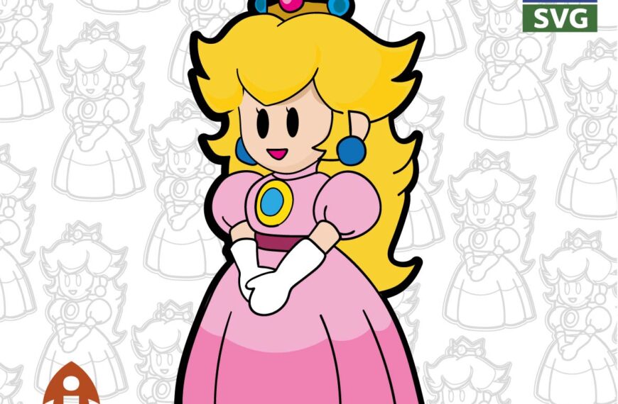 PEACH ROSA FUNKO VECTOR EDITABLE EPS PDF SVG
