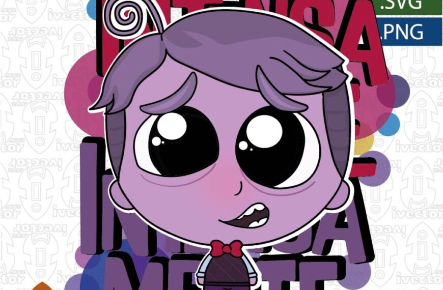 PERSONAJE INTENSAMENTE VECTOR EDITABLE EPS PDF