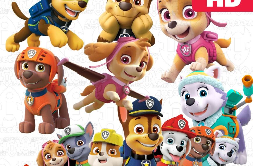 PERSONAJES 2 PAW PATROL EN FORMATO PNG