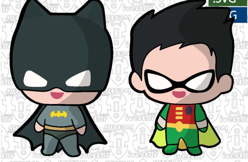 PERSONAJES BATMAN ROBIN VECTOR EDITABLE