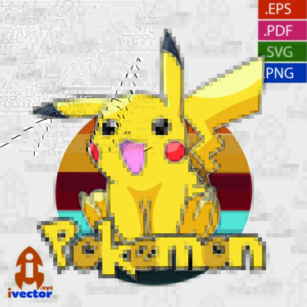 PICACHU-POKEMON-VECTOR-EDITABLE-EPS-PDF-600x600 Papá es tan...como shrek eps pdf Vector