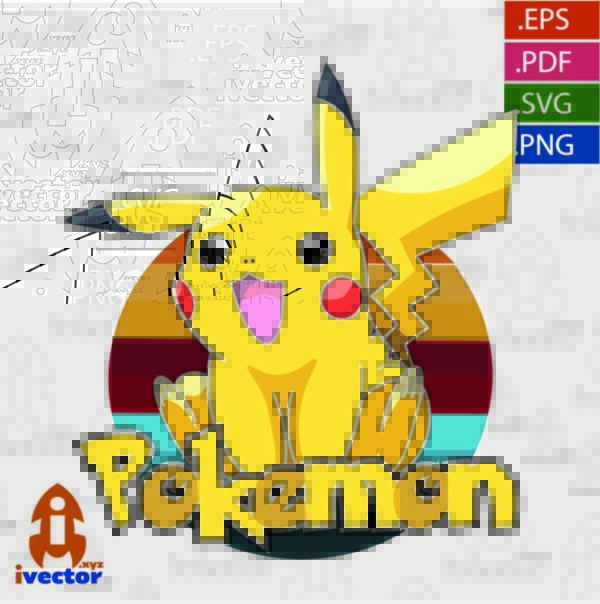 PICACHU-POKEMON-VECTOR-EDITABLE-EPS-PDF-600x604 Ivector - Recursos Ilimitados DTF