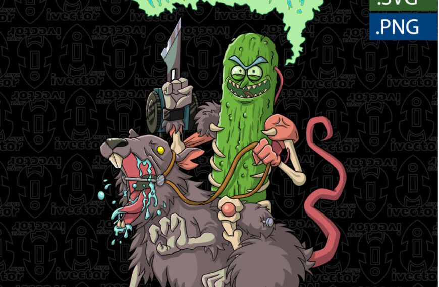 PICKE RICK VECTOR EDITABLE EPS PDF