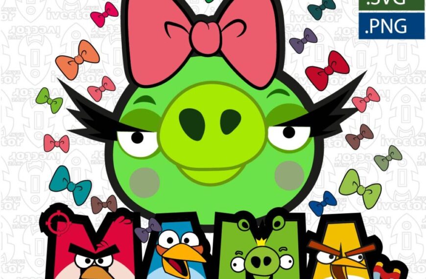 PIG MAMA ANGRI BIRDS EPS VECTPR