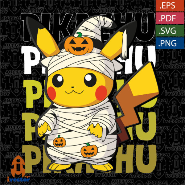 PIKACHU-MOMIA-VECTOR-EDITABLE-EPS-PDF_Mesa-de-trabajo-1-600x600 Ivector - Recursos Ilimitados DTF