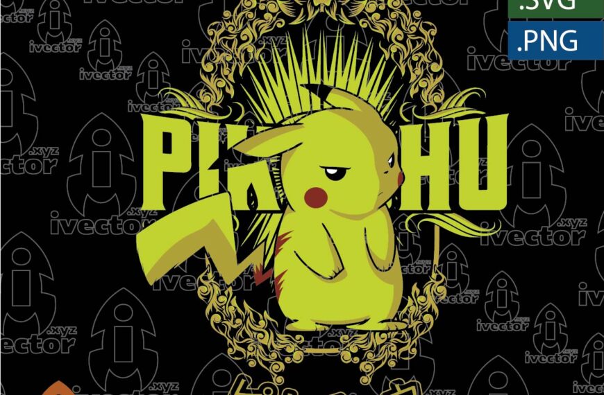 PIKACHU POKEMON VECTOR EDITABLE