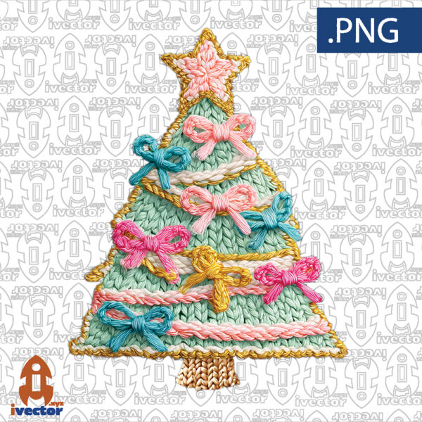 PINO-COLORES-PASTEL-CROCHET-PNG-ALTA-CALIDAD-600x600 Vectores completamente editables