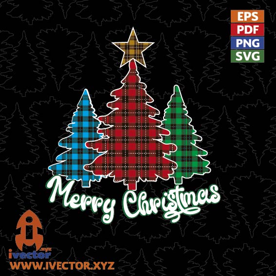 PINOS NAVIDEÑOS VECTOR EDITABLE EPS PDF
