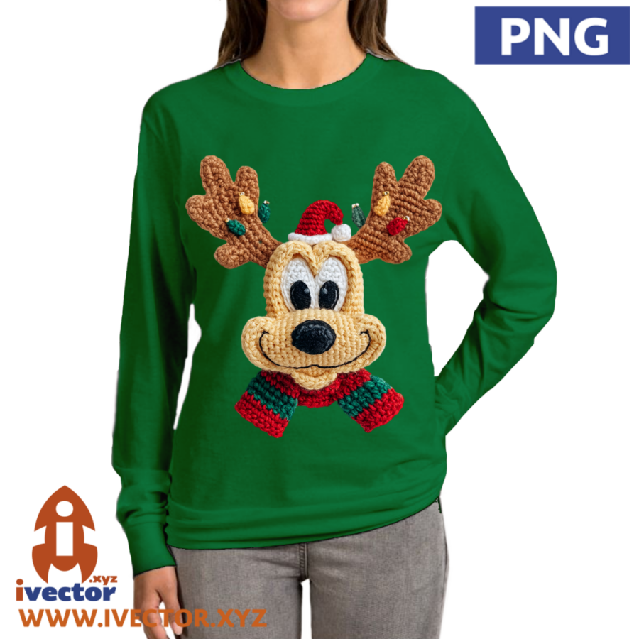 PLUTO-NAVIDENO-PNG-ALTA-CALIDAD-p1 PLUTO NAVIDEÑO PNG ALTA CALIDAD