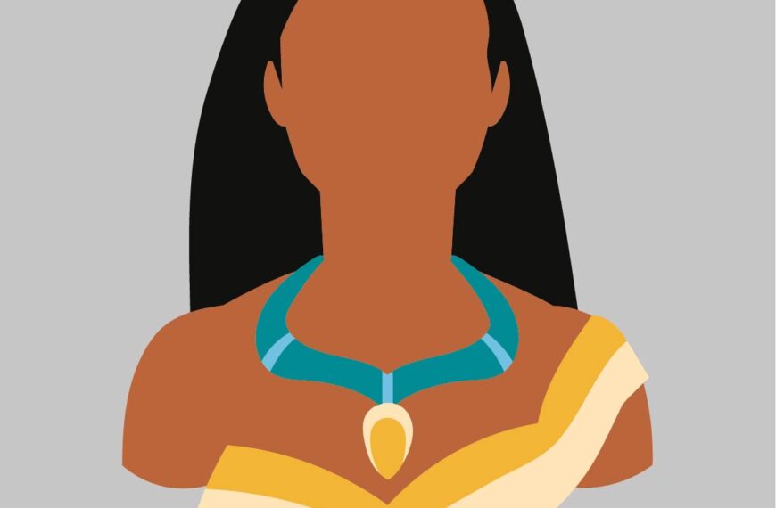 POCAHONTAS CORTE VINIL VECTOR