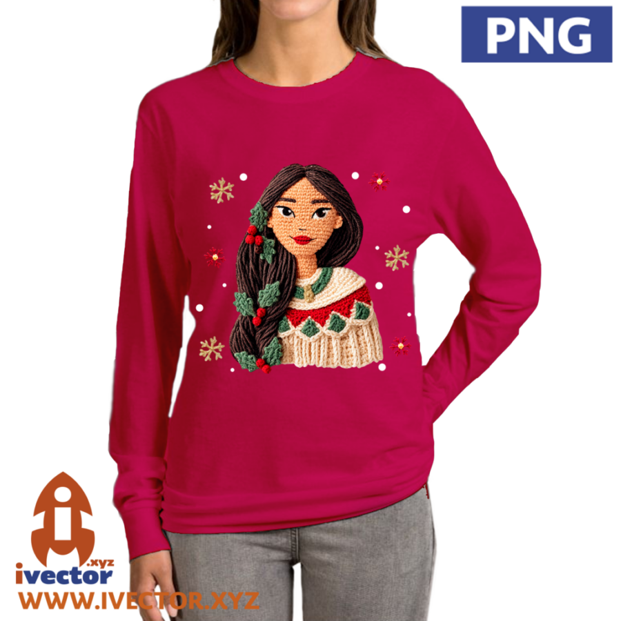 POCAHONTAS-PRINCESA-DISNEY-CROCHET-NAVIDENO-PNG-ALTA-CALIDADp1 POCAHONTAS PRINCESA DISNEY CROCHET NAVIDEÑO PNG ALTA CALIDAD