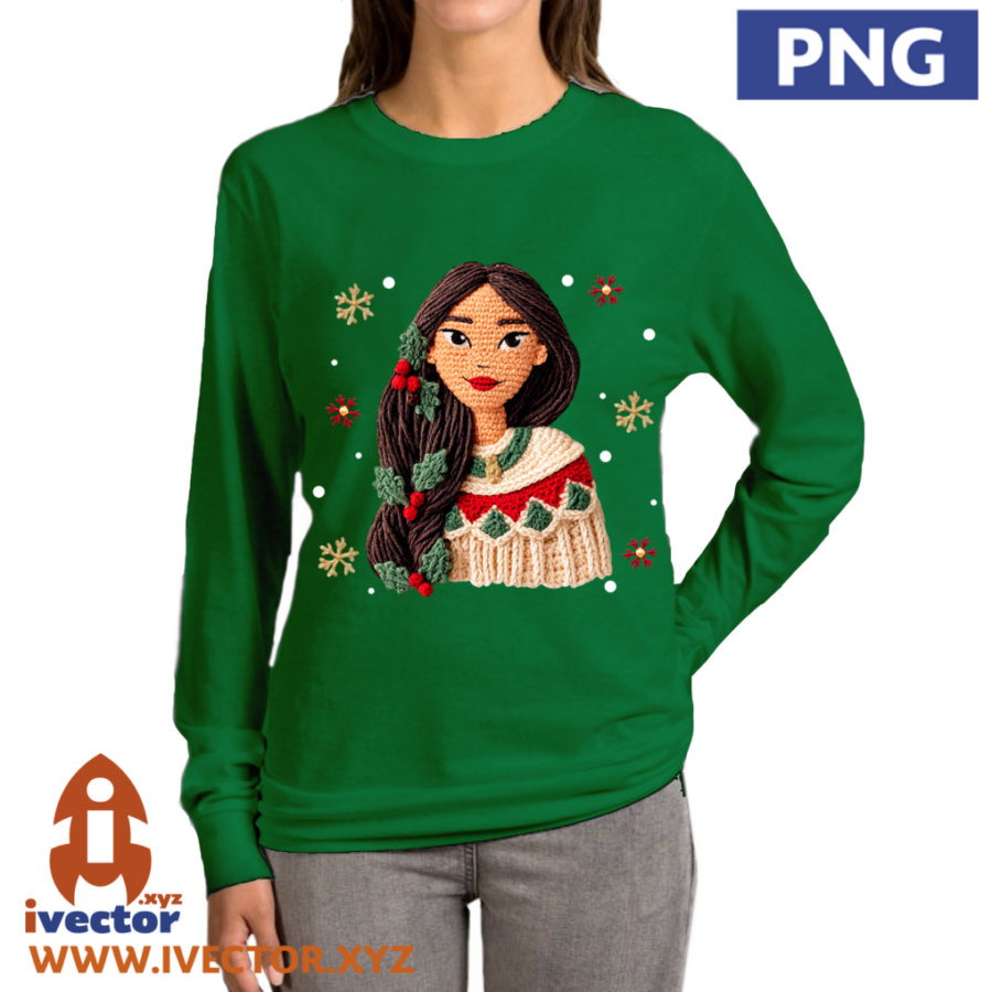 POCAHONTAS-PRINCESA-DISNEY-CROCHET-NAVIDENO-PNG-ALTA-CALIDADp3 POCAHONTAS PRINCESA DISNEY CROCHET NAVIDEÑO PNG ALTA CALIDAD