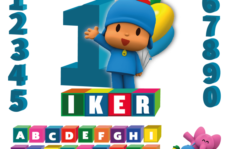 POKOYO NUMEROS Y LETRAS EDITABLES EPS PNG PDF
