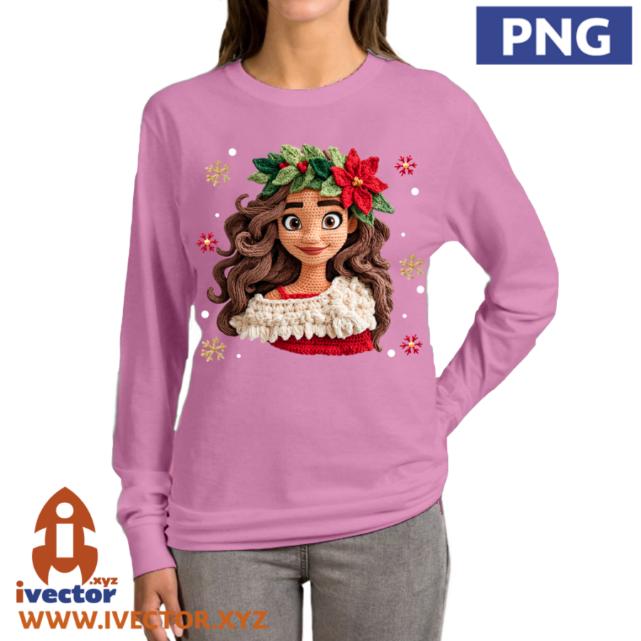 PRINCESA-DISNEY-NAVIDAD-CROCHET-P1 PRINCESA DISNEY NAVIDAD CROCHET