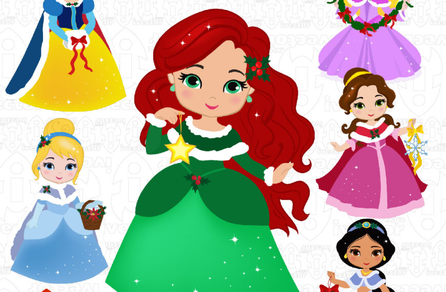 PRINCESAS NAVIDEÑAS DISNEY PNG ALTA CALIDAD TRANSPARENCIA