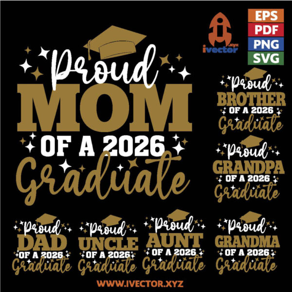 PROUD-MOM-GRADUATION-2025-VECTOR-EDITABLE-600x600 Vectores completamente editables