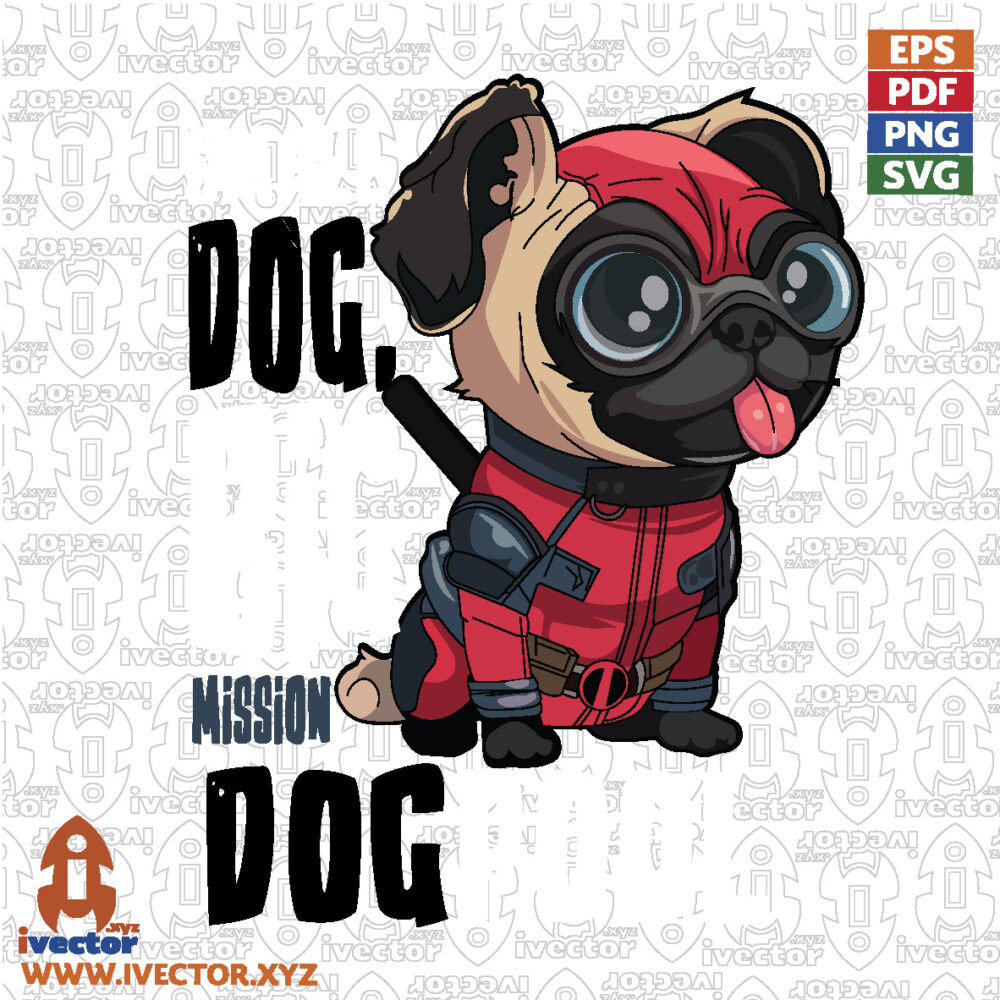Pug-Superheroe-Kawaii-con-Gafas-Gigantes-–-Vector-Premium-para-Estampados_Mesa-de-trabajo-1-copy Pug Superhéroe Kawaii con Gafas Gigantes – Vector Premium para Estampados y Sublimación
