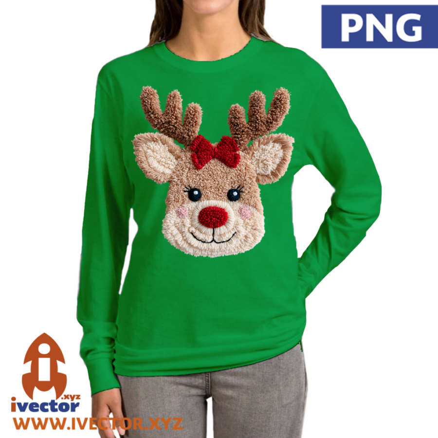 RENO-NAVIDENO-HEMBRA-SONRISA-CROCHET-P1 RENO NAVIDEÑO HEMBRA SONRISA CROCHET