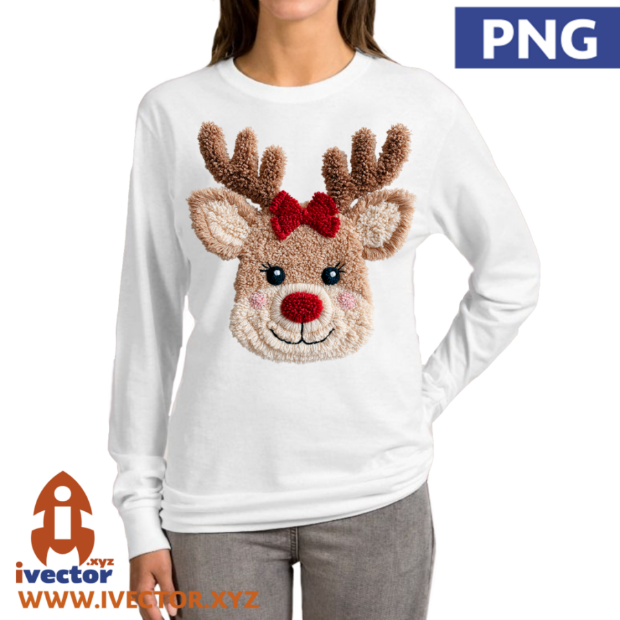 RENO-NAVIDENO-HEMBRA-SONRISA-CROCHET-P4 RENO NAVIDEÑO HEMBRA SONRISA CROCHET