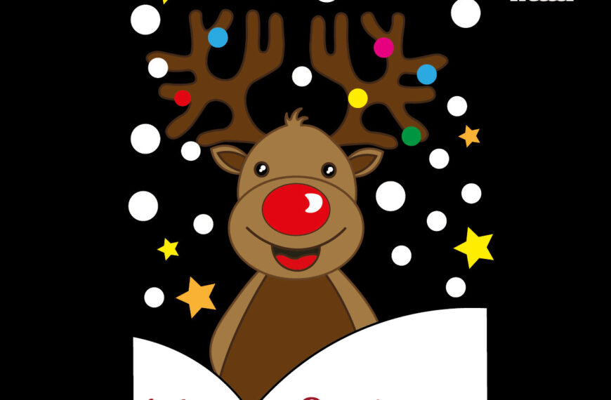 RENO NAVIDEÑO VECTOR EPS PDF EDITABLE CHRISTMAS PDF EPS