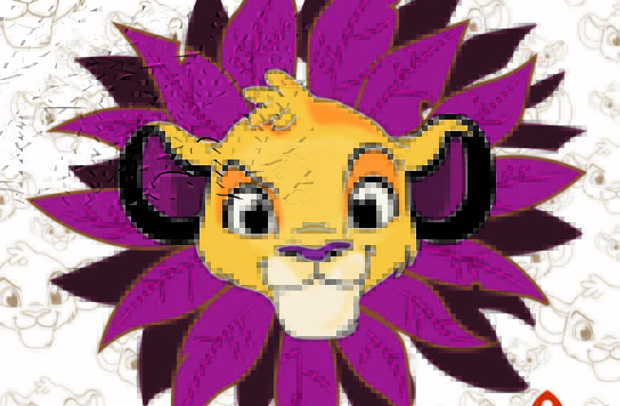 REY LEON BEBÉ FLORES PAÑALERO VECTOR EPS PDF