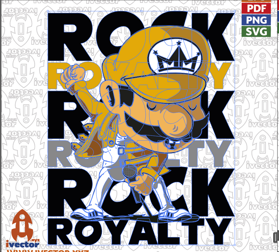 ROCK-ROYALTY-PERSONAJE-VECTORIZADO-MUSICA2 ROCK ROYALTY PERSONAJE VECTORIZADO MUSICA