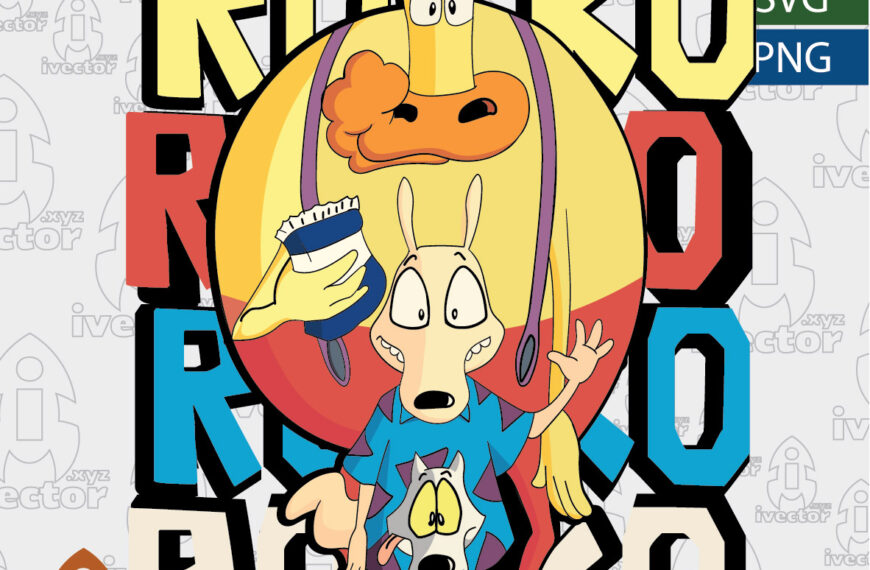 ROCKO NICKELODEON VECTOR EDITABLE EPS PDF