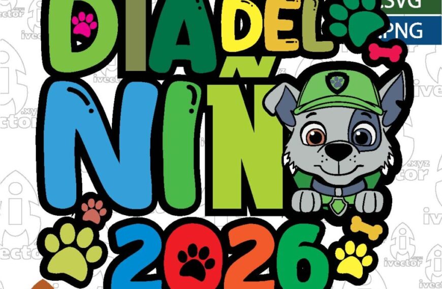ROCKY PAW PATROL DIA DEL NIÑO EDITABLE EPS PDF