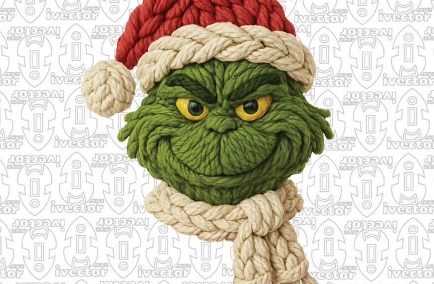ROSTRO GIRNCH CROCHET PNG ALTA CALIDAD