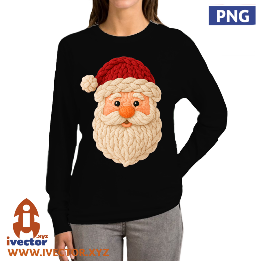 ROSTRO-SANTA-CROCHET-PNG-ALTA-CALIDAD-p2 ROSTRO SANTA CROCHET PNG ALTA CALIDAD