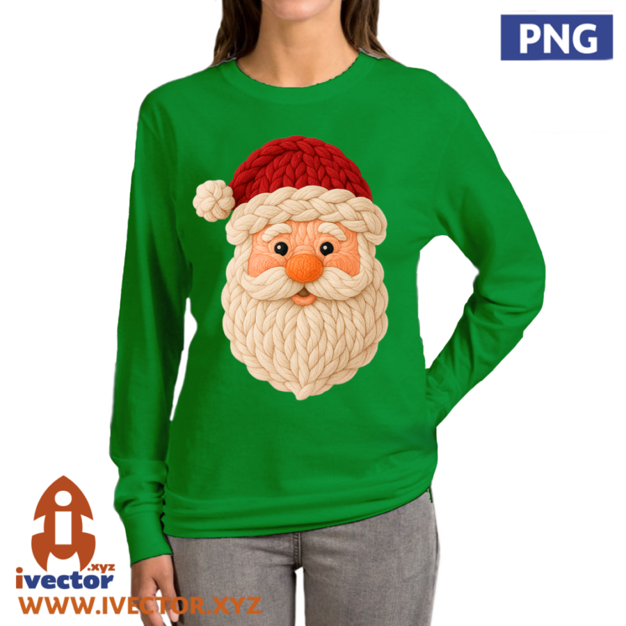ROSTRO-SANTA-CROCHET-PNG-ALTA-CALIDAD-p3 ROSTRO SANTA CROCHET PNG ALTA CALIDAD