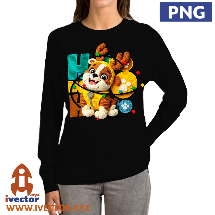 RUBBLE-PAW-PATROL-CHRISTMAS-PNG-ALTA-CALIDAD-CROCHET-p1 RUBBLE PAW PATROL CHRISTMAS PNG ALTA CALIDAD CROCHET