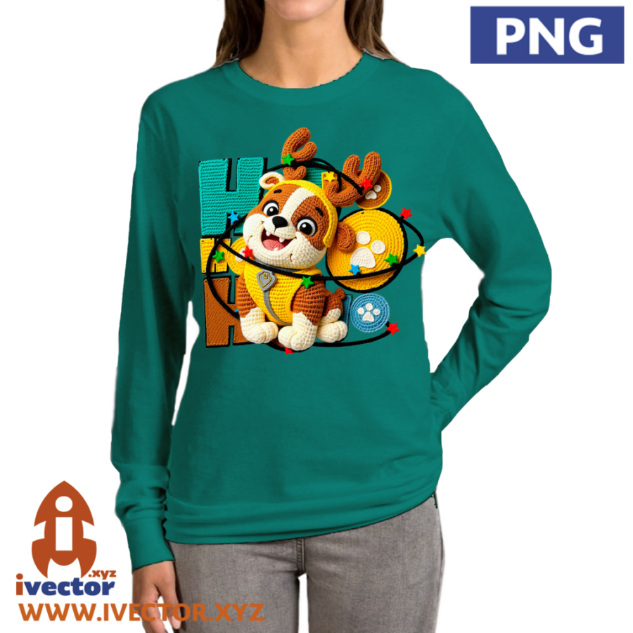 RUBBLE-PAW-PATROL-CHRISTMAS-PNG-ALTA-CALIDAD-CROCHET-p2 RUBBLE PAW PATROL CHRISTMAS PNG ALTA CALIDAD CROCHET