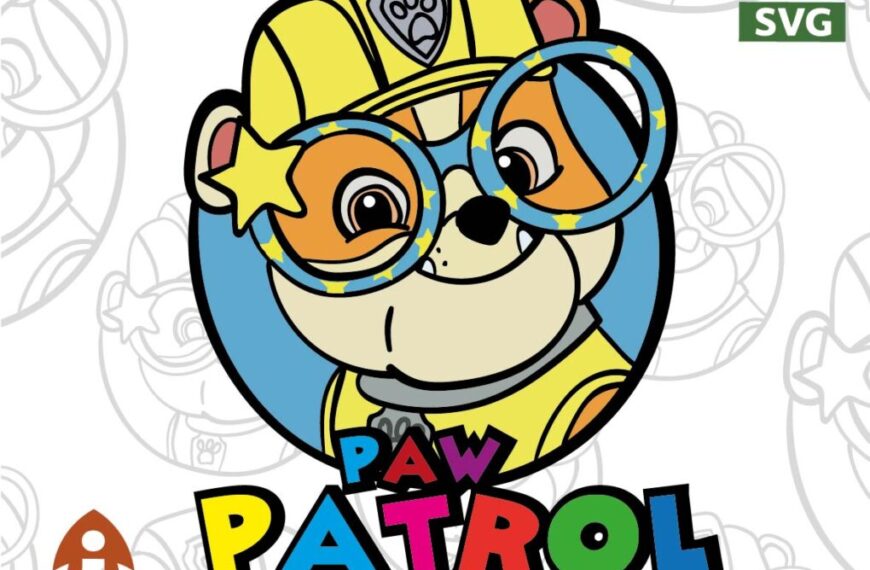 RUBBLE PAW PATROL VECTOR EDITABLE EPS PDF