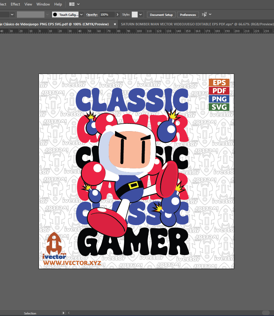 Retro-Blast-Gamer-SVG-Vector-Personaje-Clasico-de-Videojuego-PNG-EPS-SVG_Mesa-de-trabajo-2 Retro Blast Gamer SVG Vector | Personaje Clásico de Videojuego PNG EPS SVG
