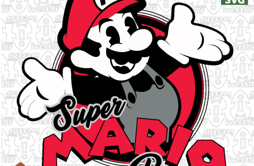 SUPER MARIO BROSS RETRO VECTOR EPS PDF