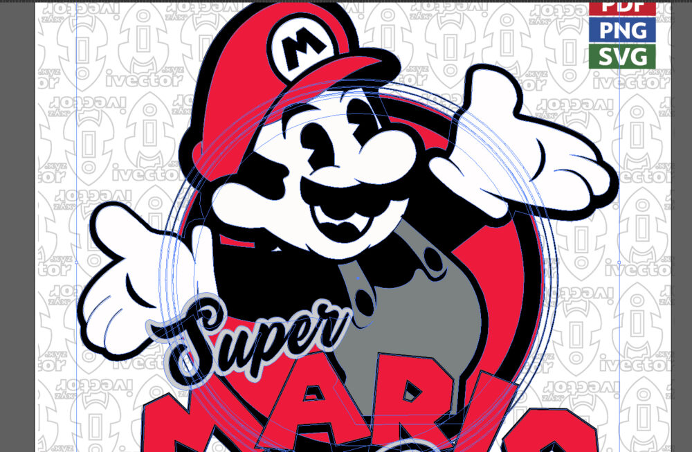Retro-Plumber-Mascot-SVG-Vintage-Game-Style-Vector-Bundle_Mesa-de-trabajo-2 SUPER MARIO BROSS RETRO VECTOR EPS PDF