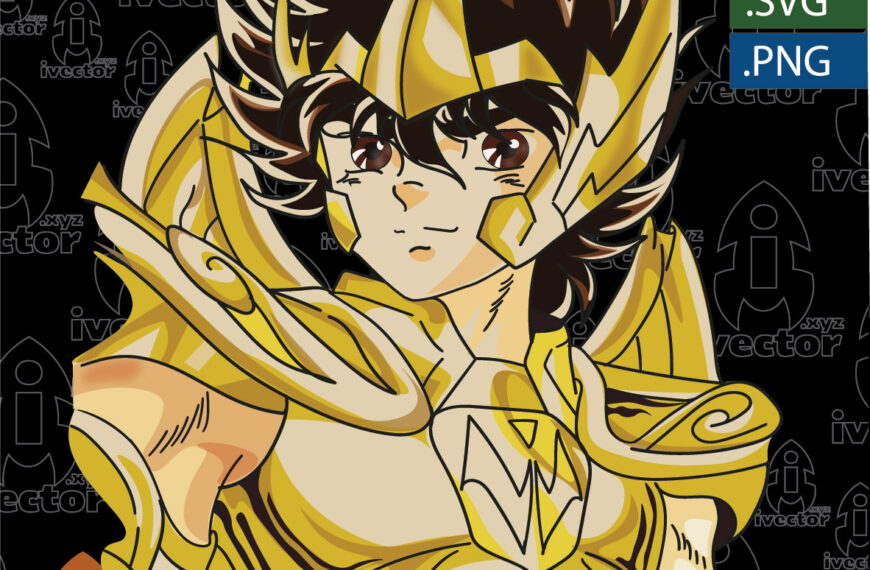 SAINT SEYA CABALLEROS DEL ZODIACO VECTOR EDITABLE