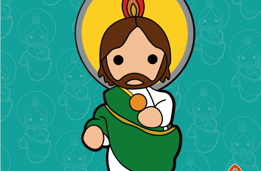 SAN JUDAS TADEO VECTOR STICKER EPS PDF EDITABLE