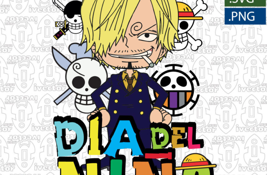 SANJI ANIME DIA DEL NIÑO EDITABLE