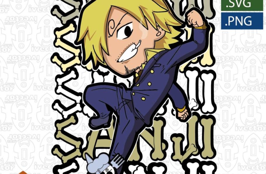 SANJI VECTOR EDITABLE EPS PDF ONE PIECE